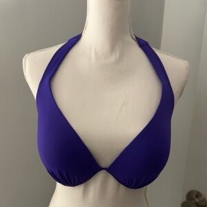 VICTORIA SECRET deep purple Bikini top Size 34D “push up” style